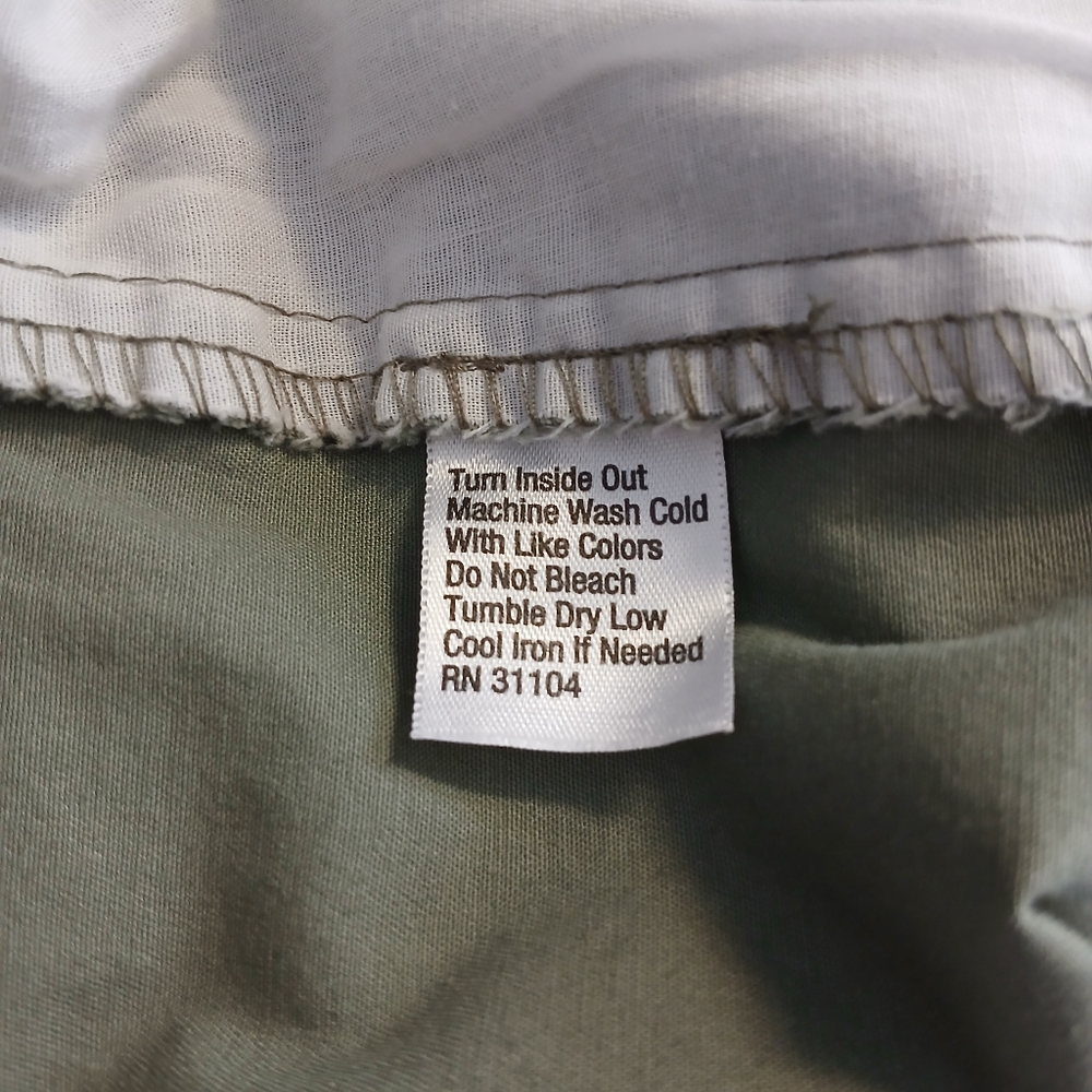 Kim Kim Rogers Womens Shorts Size 12 Color Army Green - Picture 8 of 9